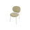 Inès Upholstered Chair with Metal Frame