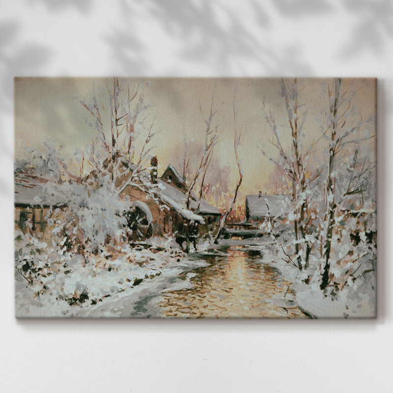 Paysages rétro-CM XXXII -Galerie enveloppée Cavas, 12 x 18