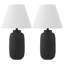 Lampe de table DEL en fer / gingembre minimaliste scandinave 24,5 po Elinore-1457898239