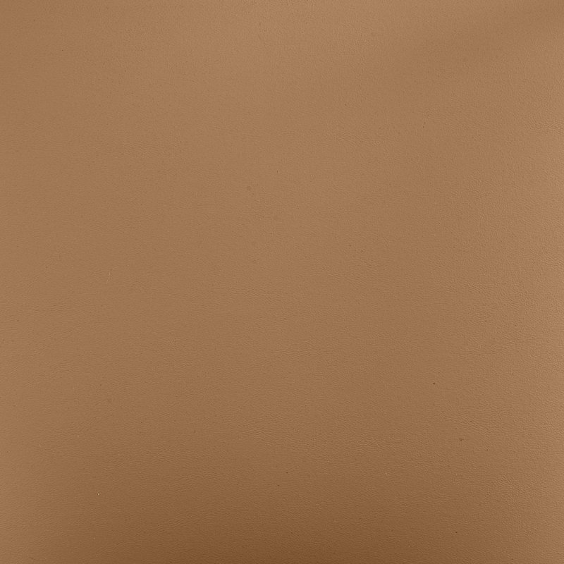 Chaise rembourrée en cuir Virella, Cuir cognac végétalien, Noir mat