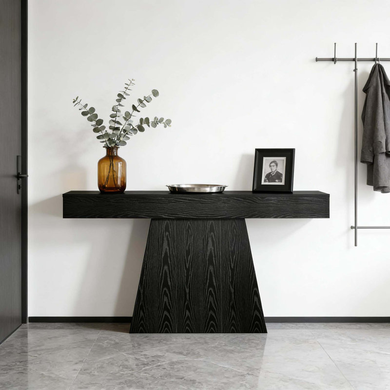Practical Sofa Table,Hall Table,Entryway Table, Black