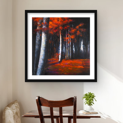 Mysterious Forest - Landscape Design, impression encadrée