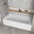 Streamline 66 in. x 32 in. Acrylic Left-Hand Drain Alcove Bathtub in Glossy White With External Drain-101699195