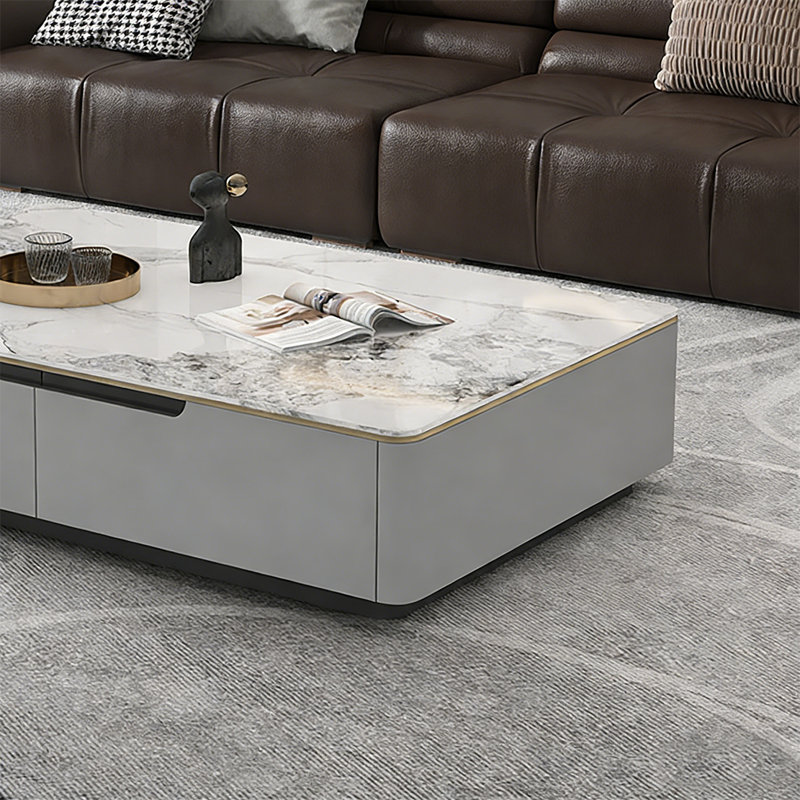 Table basse Nordic, H 17 po x L 55,11 po x l 27,55 po