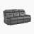 Hornbeck 87" Modern & Contemporary Top Grain Leather Power Reclining Sofa with One Touch Power Control, USB Charging Ports-1592122528-1549371750