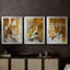 ABSTRACT Series CXV - Toile tendue avec châssis sur mesure - 3 pièces-1949998398-1949998399