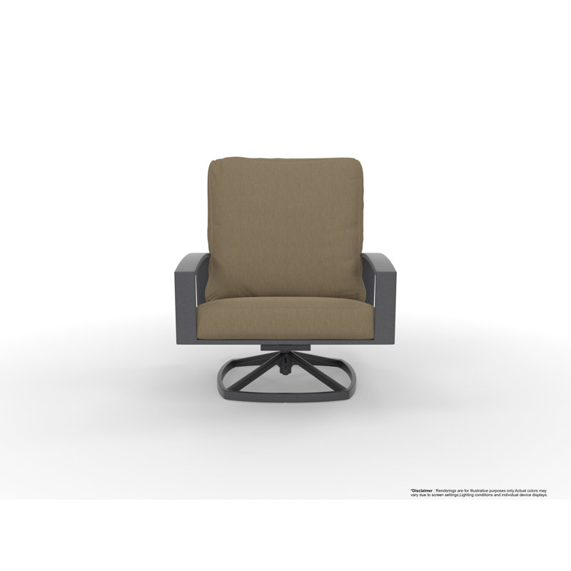 Arc Outdoor Lounge Chair, Sahara Cafe, Graphite