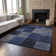 Premium Machine Washable Prisco Navy Rug