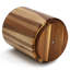 Porte-ustensiles rond en bois d'acacia
