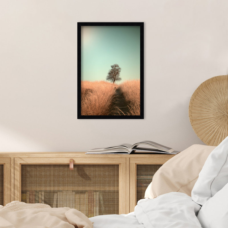 Grass And Path by Jaap Van Den, Black, 15" W x 21" H