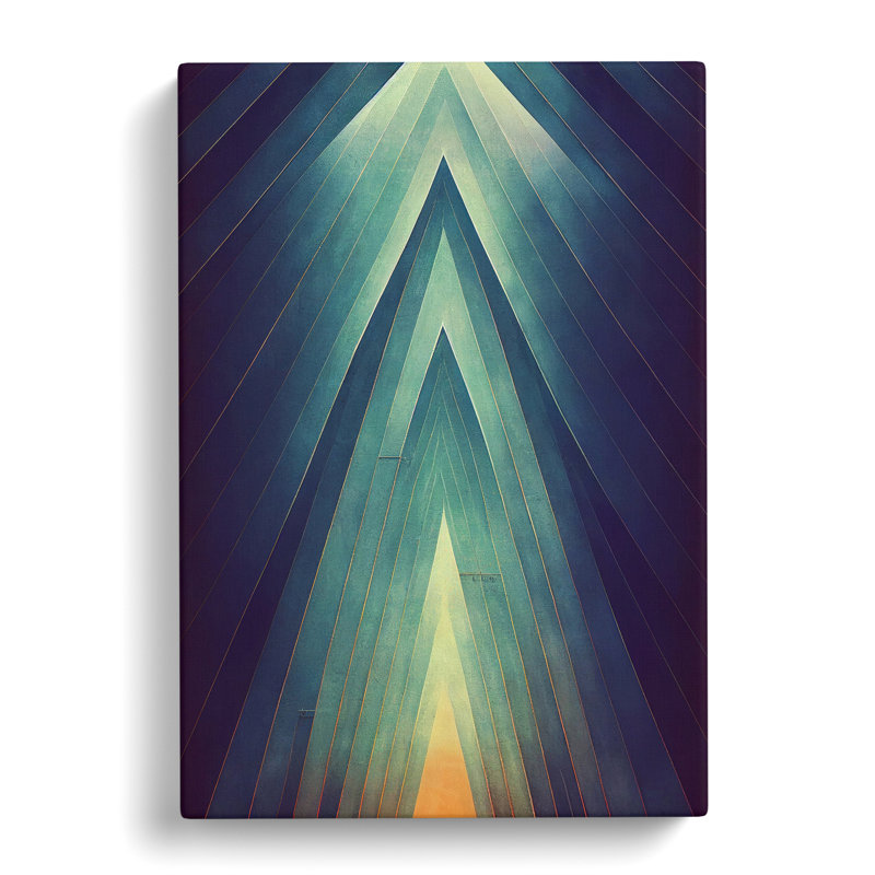 Awesome Abstract Art No.1 - Wall Art, 50cm H x 35cm W x 3cm D, Wrapped Canvas