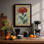 Ruffled Carnation Study Botanical - Framed Print-1571072842-1571072841