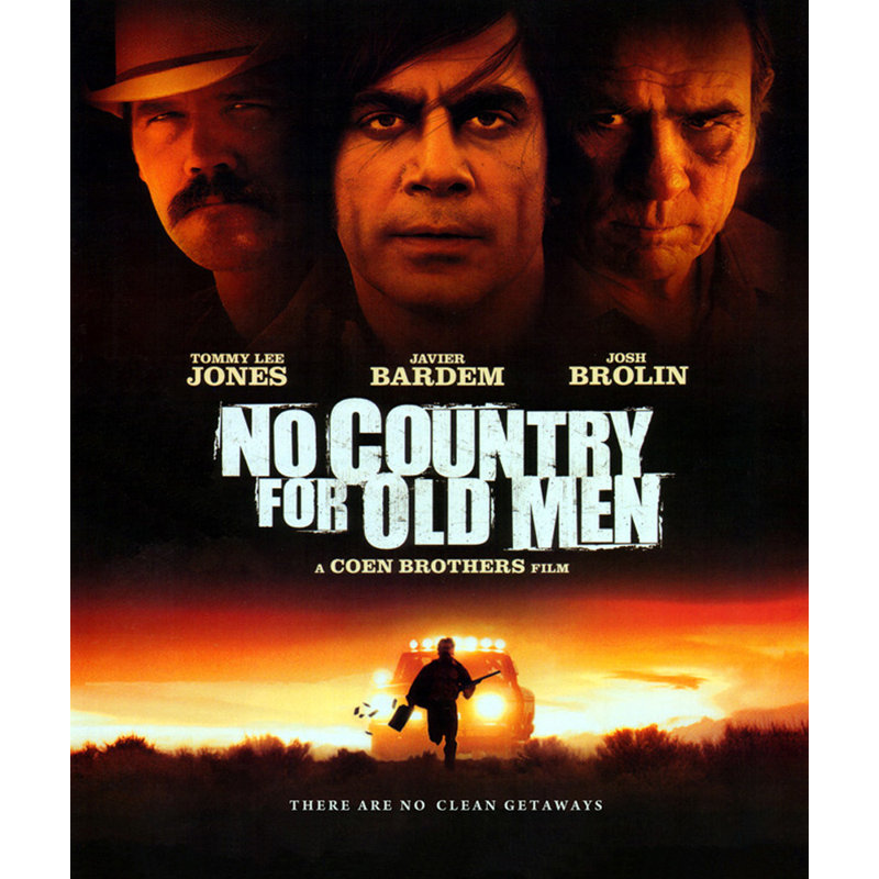 No Country For Old Men, H 18 po x l 15 po