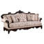 Vera 90 Inch Sofa, Button Tufted, Rolled Arms, Solid Wood-100547228