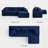 Boneless Modular Sectional Sofa, Cloud Couch-35957677-35957672
