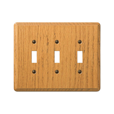 Ensemble de 1 plaque murale américaine à 3 panneaux en bois Amerelle