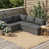 Dark Gray Cushion/Gray Frame