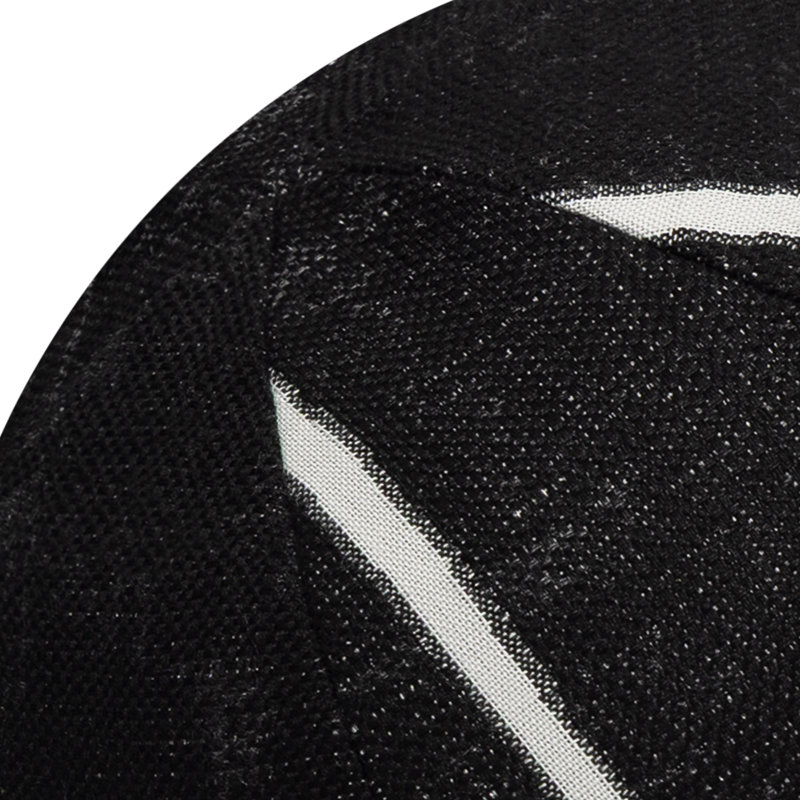 Instinct Orb Woven Accent Pillow Cover & Insert, Black