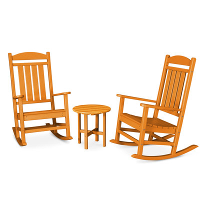 POLYWOOD® Rocker 2-Person Patio Seating Group