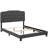 Modway Amelia Faux Leather Bed-837882963-837023559