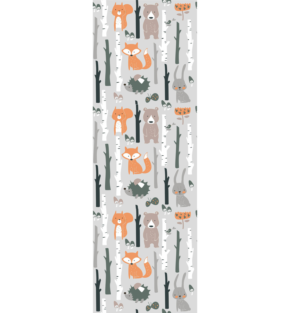 Eller Peel & Stick Floral Roll Zoomie Kids