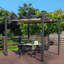 Pergola en métal avec auvent-90613688-64815873