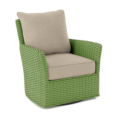 Fauteuil pivotant en polyester de 28 po de largeur Lanai