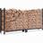 Josziah 96'' W Enamel Coated Steel Log Rack