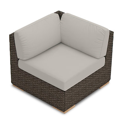Chaise de patio avec coussin Buckholtz