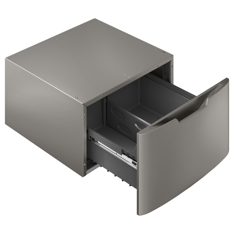 Machine à laver / séchoir piédestal, Nickel satiné