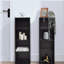 Étagère de rangement à 8 niveaux, armoire de rangement mince avec tablettes réglables, bibliothèque haute étroite et bibliothèque à double étage multifonctionnelle-496106741