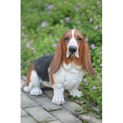 Basset Hound Dog Figurine