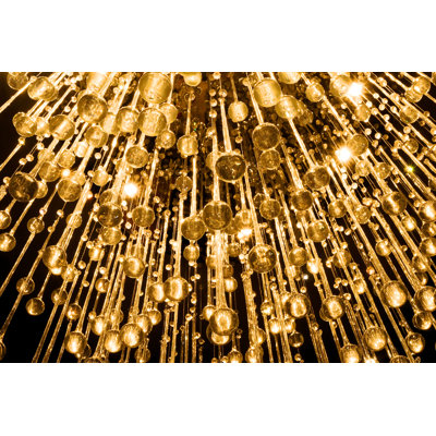 Crystal Chandelier - Photographie sur toile tendue
