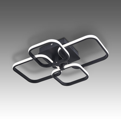 Ceiling Light 4-Light 60cm LED Semi Flush Mount Light