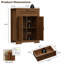 Buffet de 25,2 po de largeur avec tiroir et tablette réglable Tahara-129872420-129872424