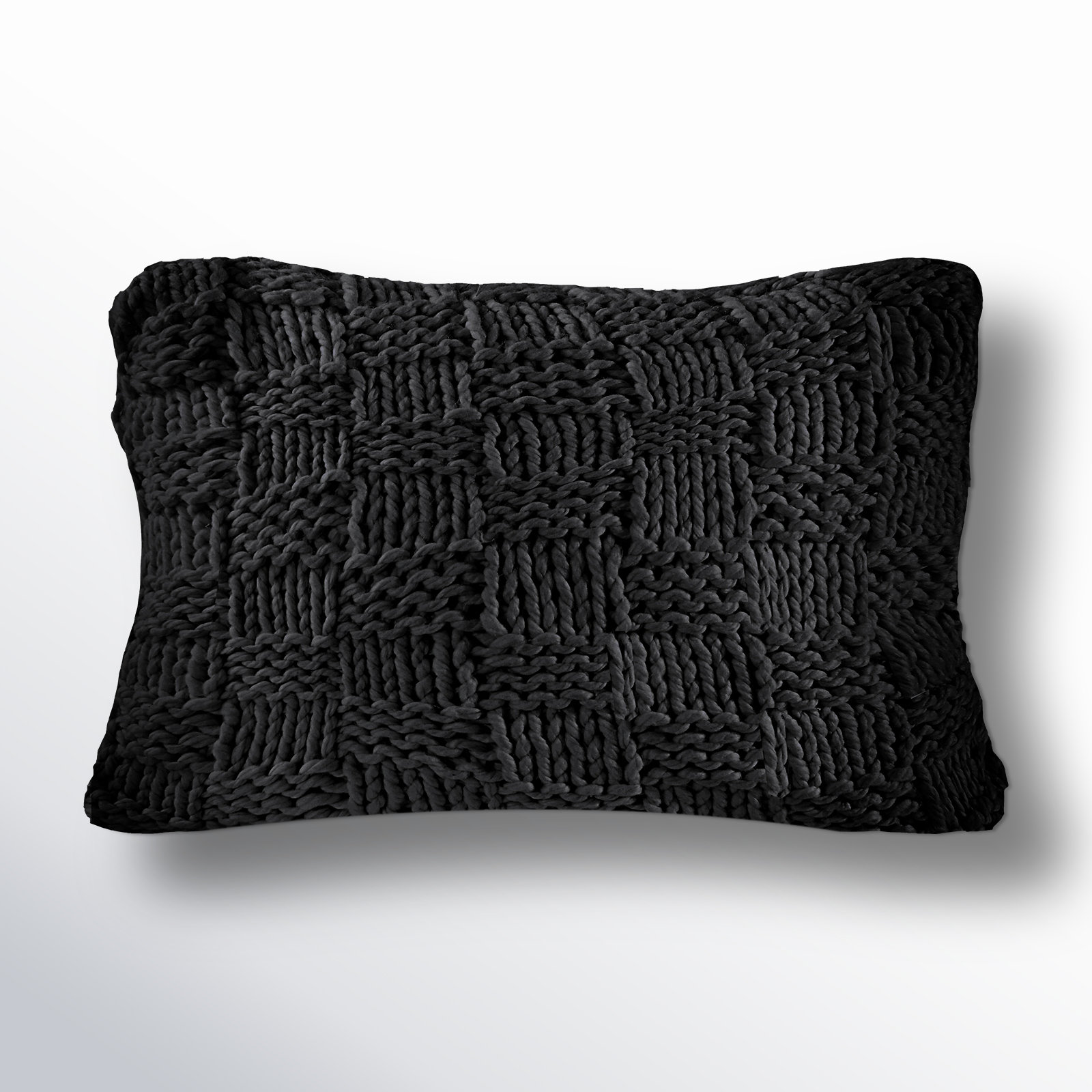Najuma 38" x 28" Throw Pillow, Navy
