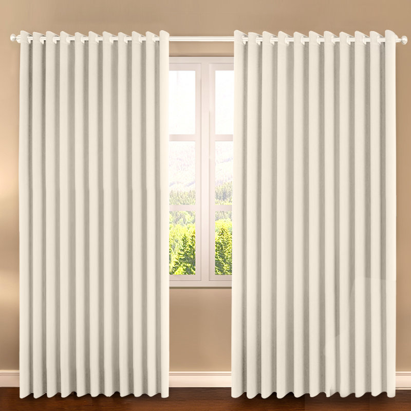 Rohde Blackout Sliding Panel Pair, Beige, 46cm Width x 54cm Drop