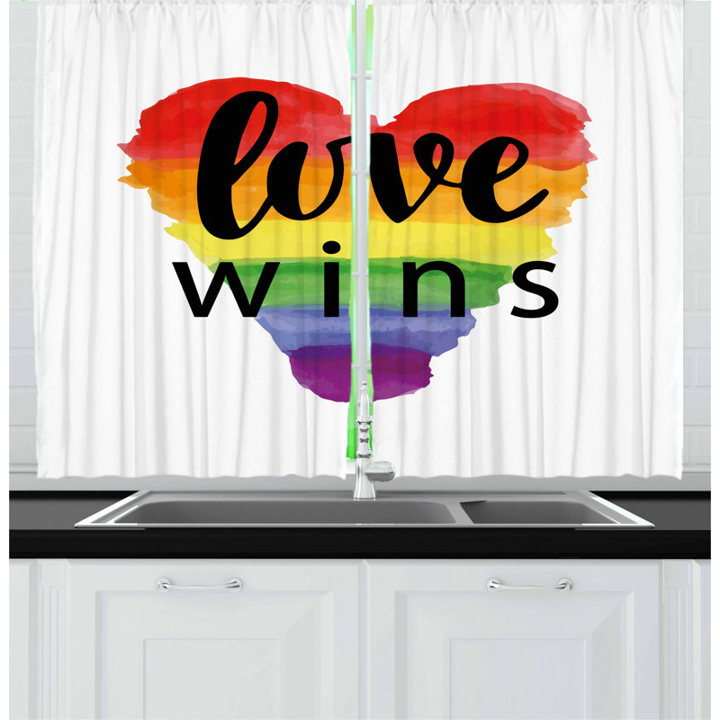 Pointed Kitchen Curtain