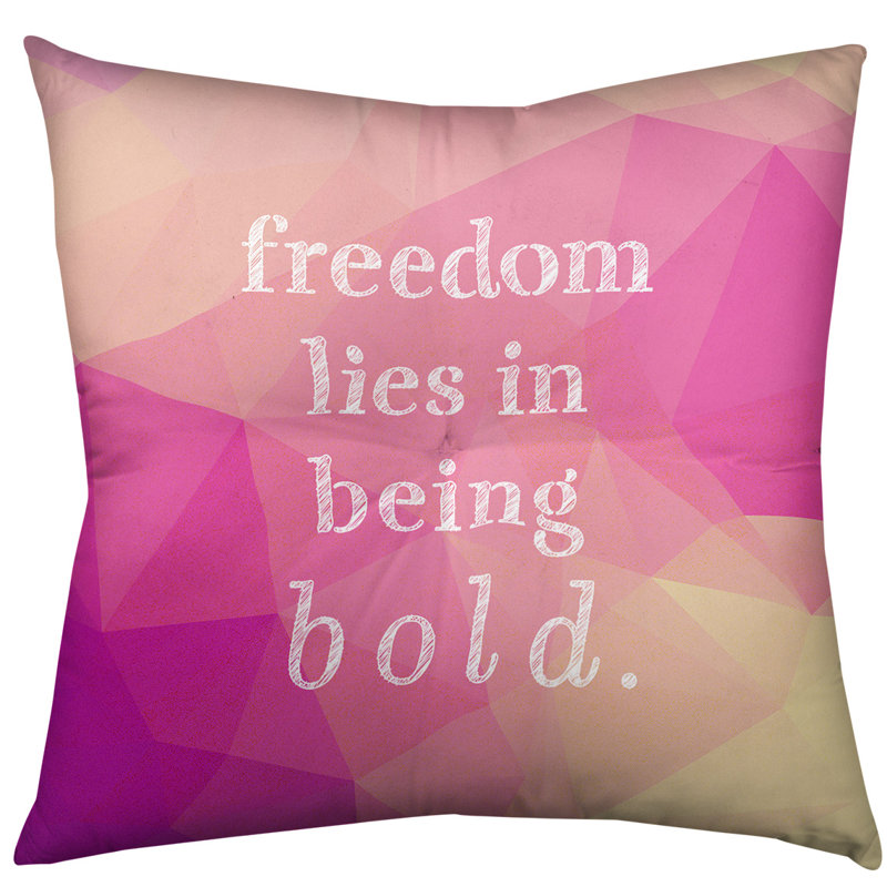 Throw Pillow, 26" H x 26" W, Pink Diamond