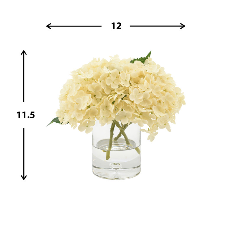 Hydrangea Arrangement in Vase