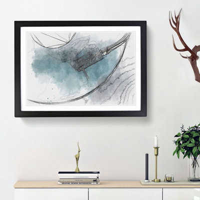 The Record Player Needle in Abstract - Picture Frame Graphic Art Print