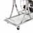 Plasencia Metal Rolling 3 Tiers Bar Cart with Wine Glass Storage and Handle-1780032420