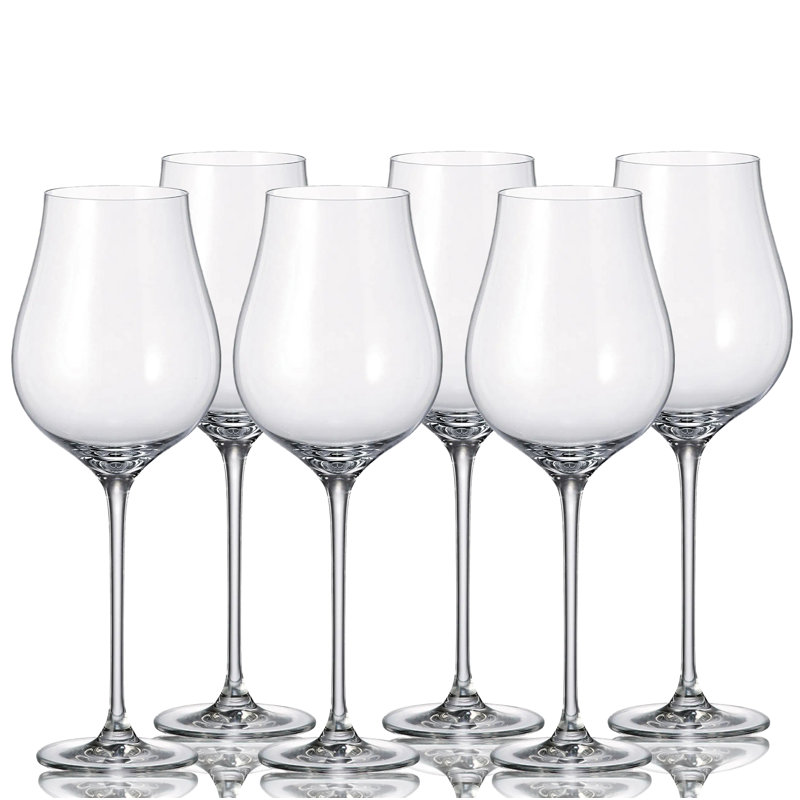 Bianney Crystal Wine Glass Set, 14 fl oz