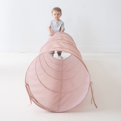 3 Sprouts Recycled Fabric Play Tunnel/Pink