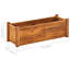 Raised Garden Bed Raised Flower Bed Raised Garden Box Solid Acacia Wood-430868116