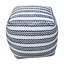Pouf en tissu fabriqué à la main Lani