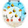 Siège de toilette rond Fish