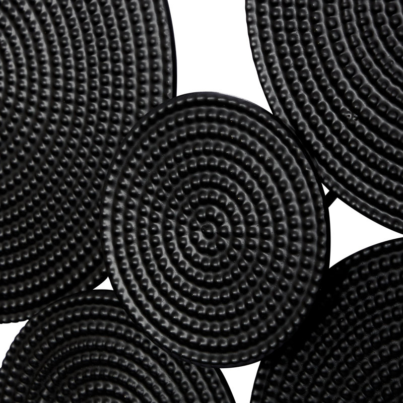 Black Iron Contemporary Abstract Wall Sculpture