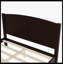Grand lit plateforme, lit plateforme en bois massif avec lattes de soutien et structure solide, aucun sommier nécessaire, espresso-230603816-230603819