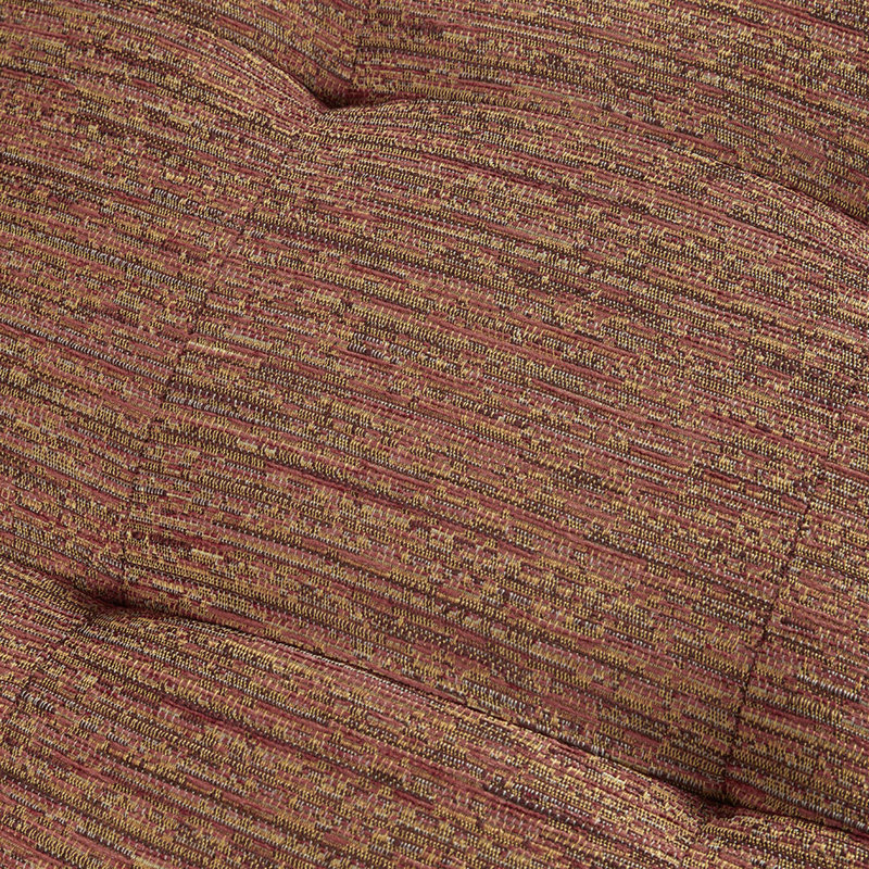 Méridienne moderne en bois massif Burnes, dossier et sièges de siège orange, l 33,5 po x P 30,5 po, H 32,5 po, Orange